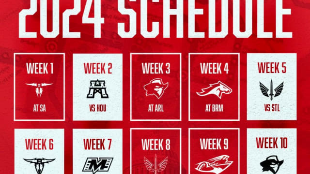 UFL D.C. Defenders 2024 Schedule